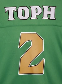 Avatar: The Last Airbender Toph Earth Kingdom Women's Plus Cropped Football Jersey - BoxLunch Exclusive