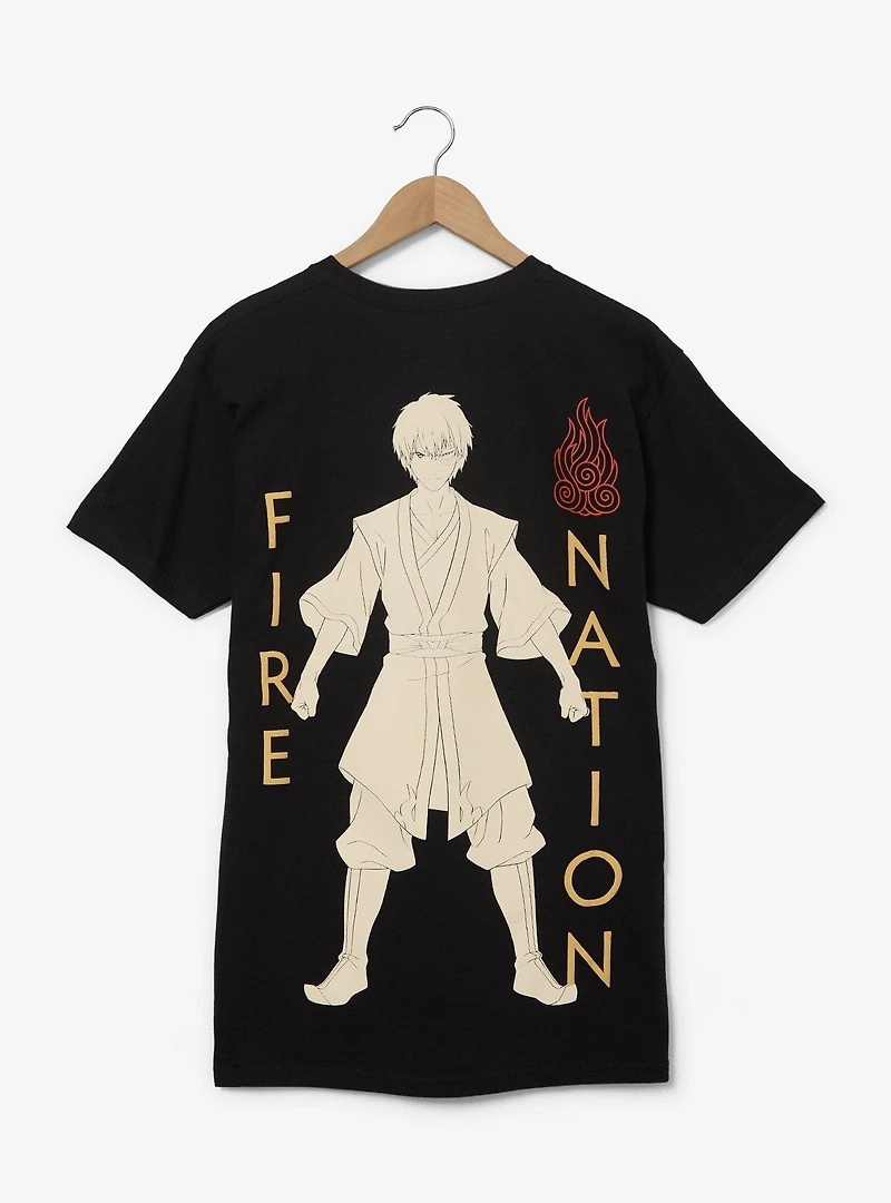Avatar: The Last Airbender Tonal Zuko Portrait T-Shirt - BoxLunch Exclusive