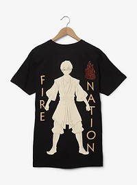 Avatar: The Last Airbender Tonal Zuko Portrait T-Shirt - BoxLunch Exclusive