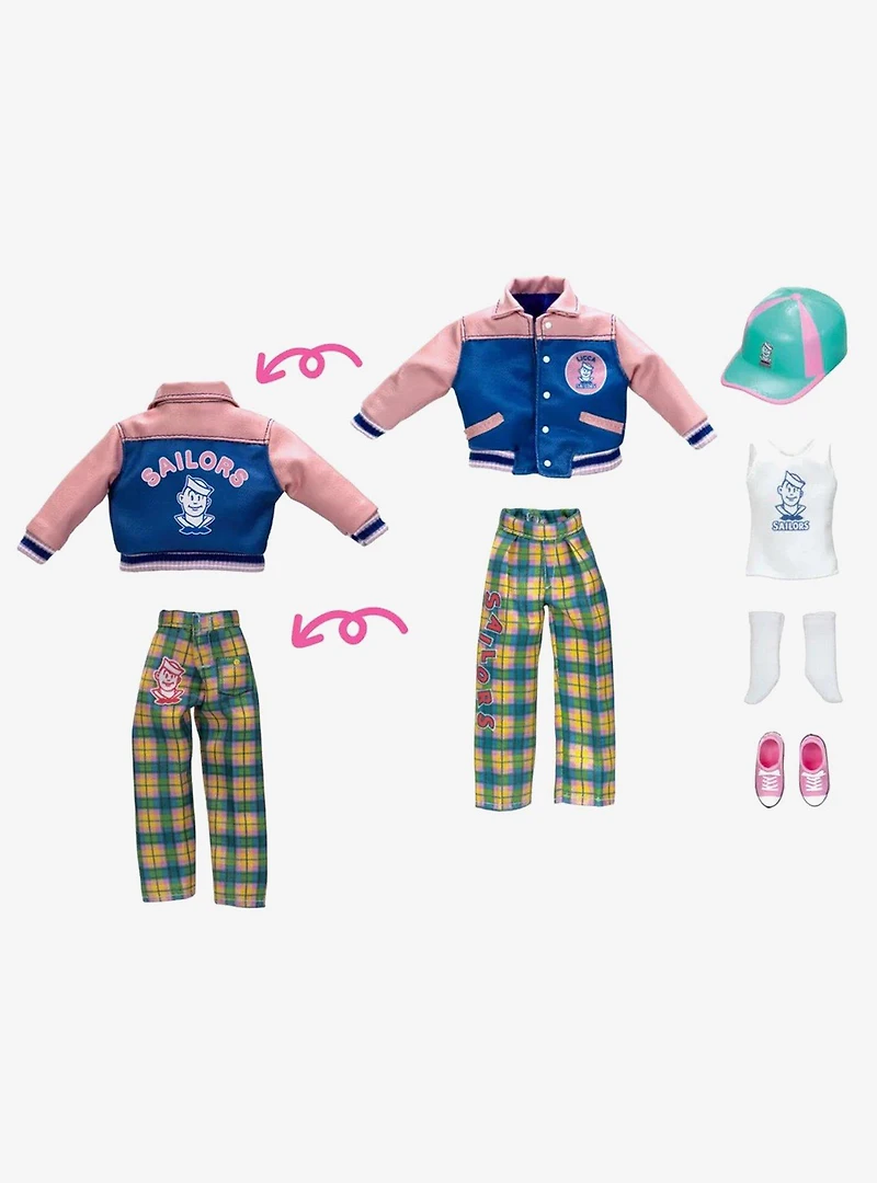 Licca Chan Retro Sailors Stadium Jacket Doll