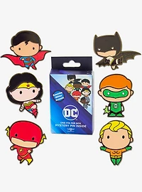 DC Comics Justice League Chibi Superheroes Mystery Enamel Pin Blind Box Series