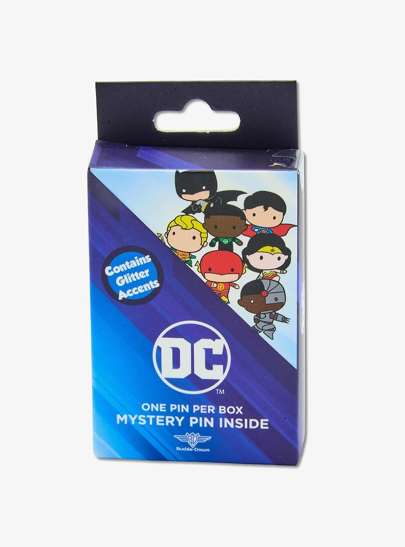 DC Comics Justice League Chibi Superheroes Mystery Enamel Pin Blind Box Series