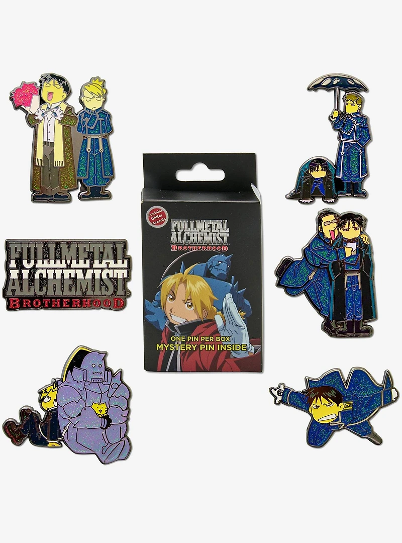 Fullmetal Alchemist Brotherhood Mystery Enamel Pin Blind Box Series