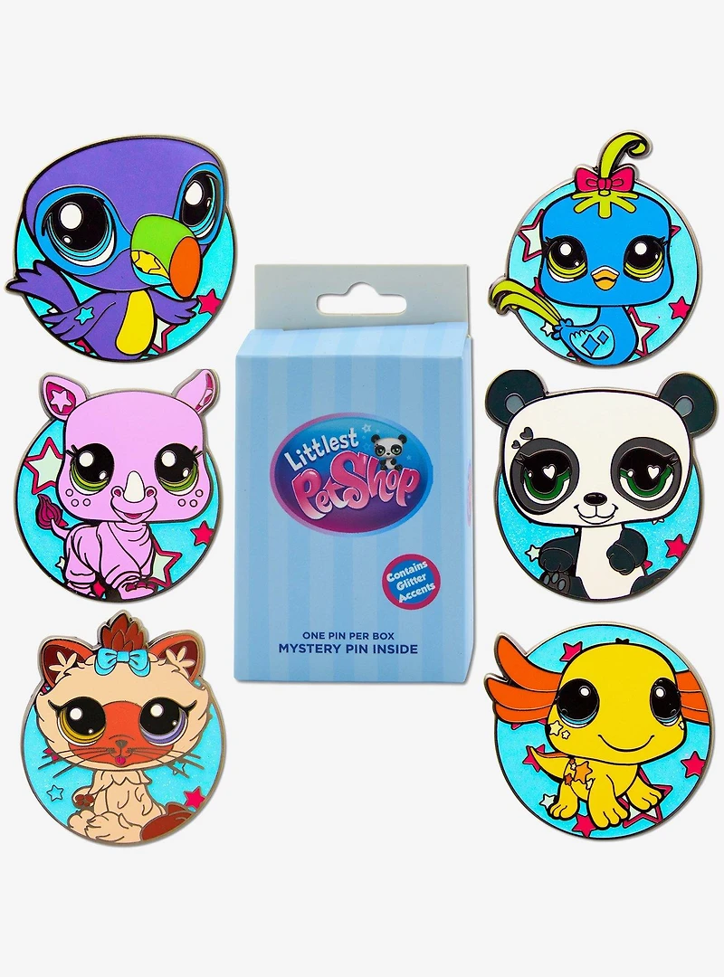 Littlest Pet Shop Mystery Enamel Pin Blind Box Series
