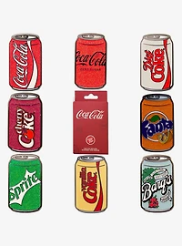 Coca-Cola Soft Drink Cans Mystery Enamel Pin Blind Box Series 2 Pack
