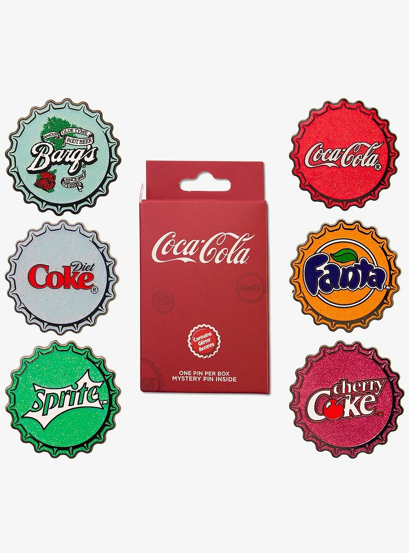 Coca-Cola Bottle Caps Mystery Enamel Pin Blind Box Series 2 Pack