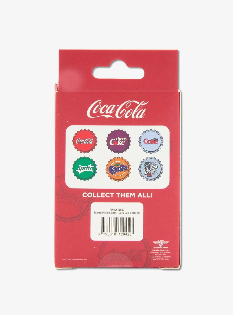 Coca-Cola Bottle Caps Mystery Enamel Pin Blind Box Series 2 Pack