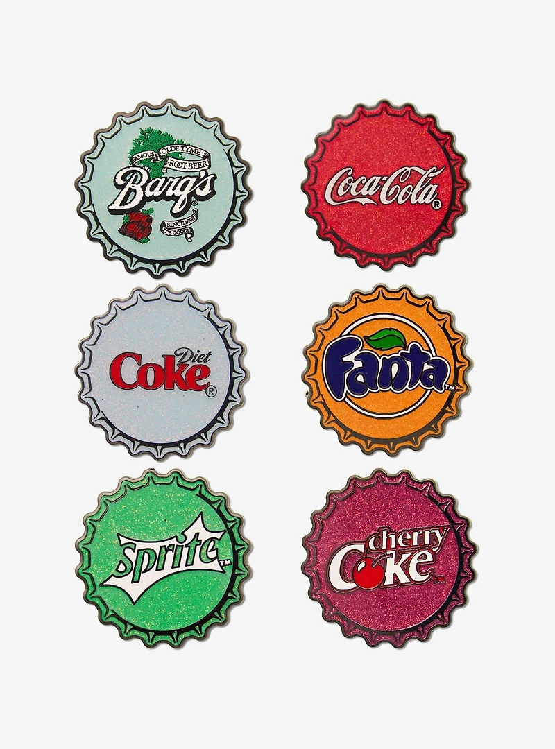 Coca-Cola Bottle Caps Mystery Enamel Pin Blind Box Series 2 Pack