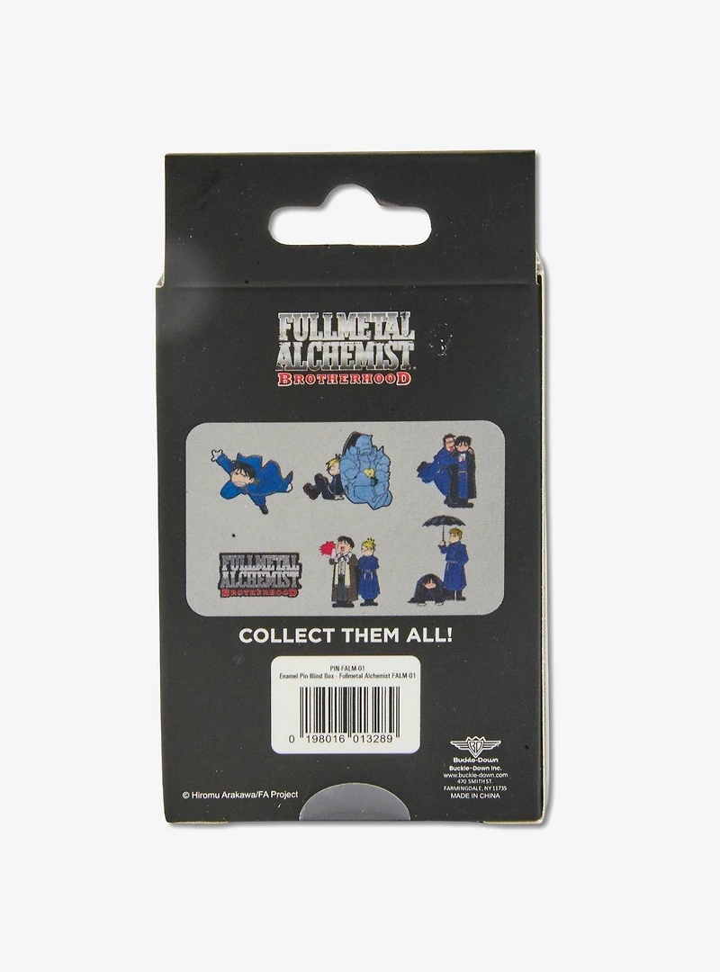 Fullmetal Alchemist Brotherhood Mystery Enamel Pin Blind Box Series 2 Pack
