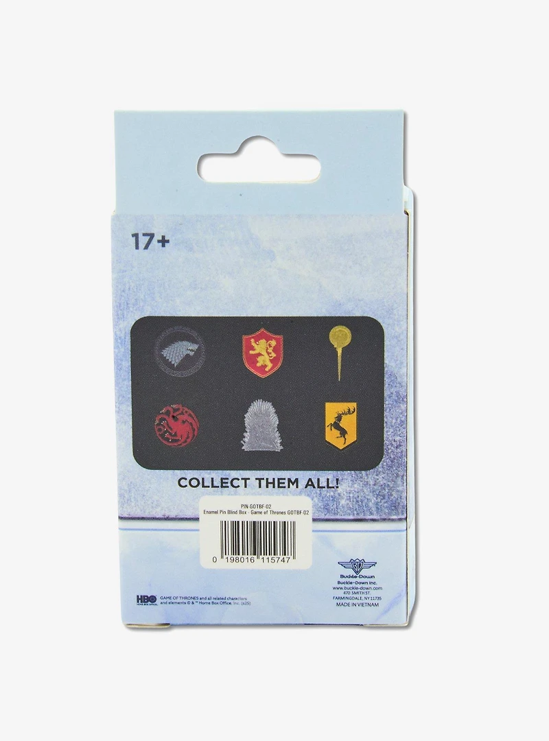 Game of Thrones Mystery Enamel Pin Blind Box Series 2 Pack