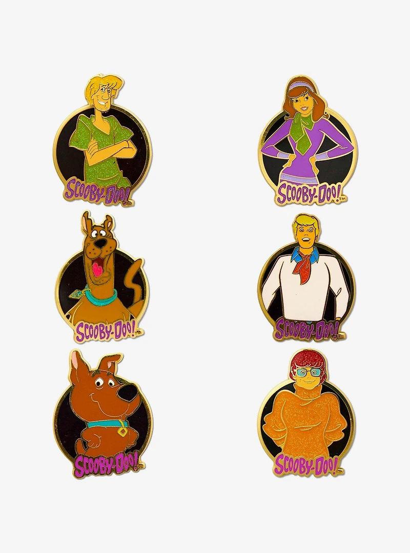 Scooby Doo Gang Mystery Enamel Pin Blind Box Series 2 Pack