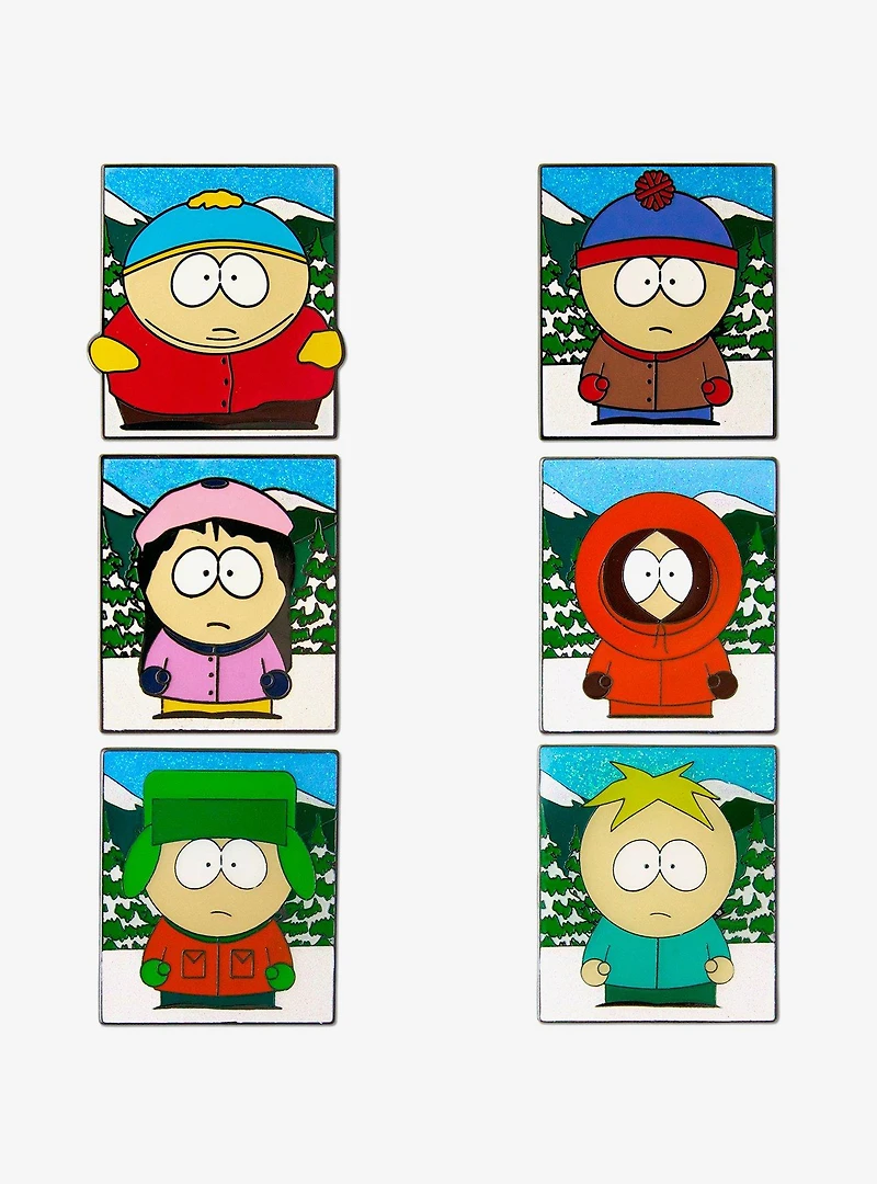 South Park Character Portraits Mystery Enamel Pin Blind Box Series 2 Pack