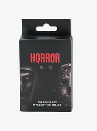 Warner Horror Movie Title Logos Mystery Enamel Pin Blind Box Series 2 Pack