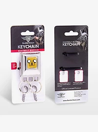 Adventure Time Jake Face Close Up Seatbelt Buckle Keychain