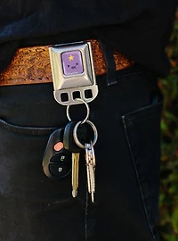 Adventure Time Lumpy Space Princess Face Close Up Seatbelt Buckle Keychain