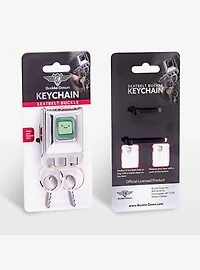 Adventure Time BMO Face Close Up Seatbelt Buckle Keychain