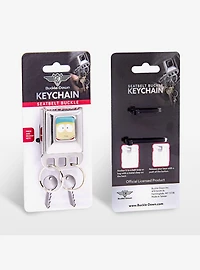 South Park Eric Cartman Face Close Up Full Color Seatbelt Buckle Keychain