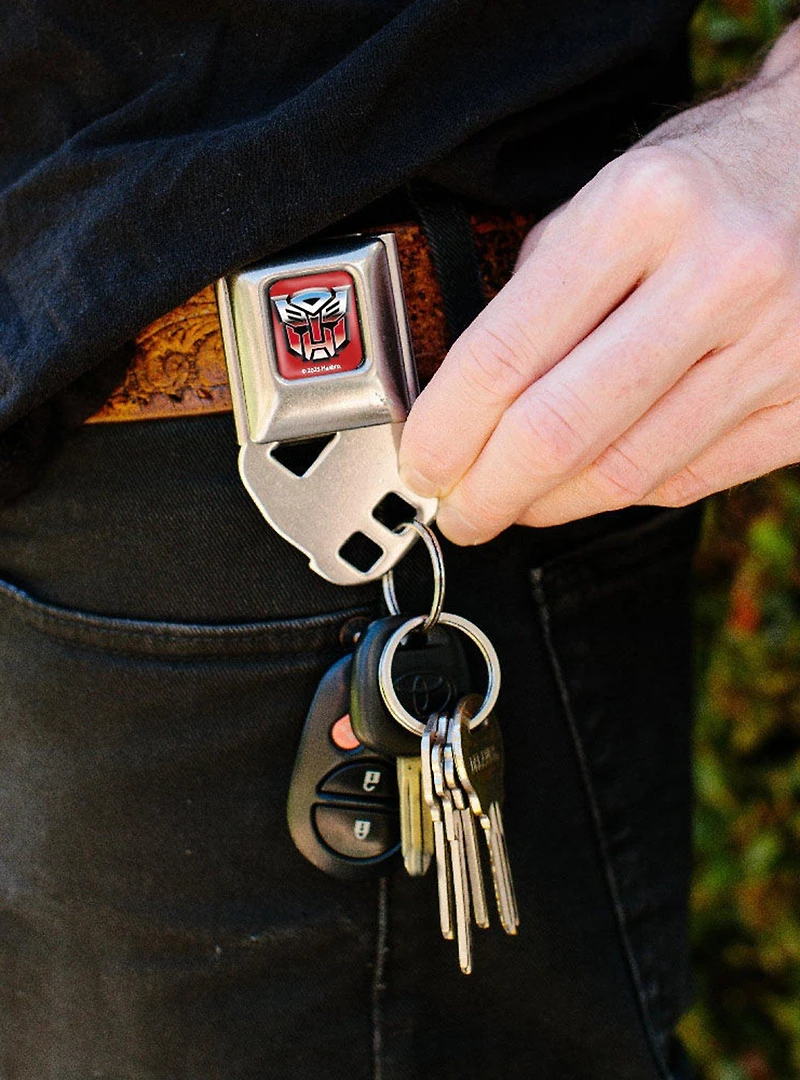 Transformers Autobots Logo Seatbelt Buckle Keychain