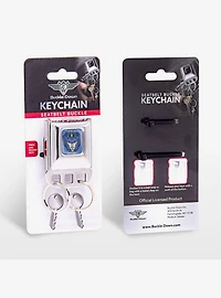 Transformers Starscream Face Seatbelt Buckle Keychain