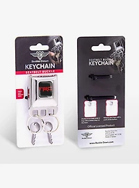 Toyota Racing Development TRD Logo Seatbelt Buckle Keychain