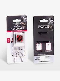 Toyota Racing Development TRD Stripe Seatbelt Buckle Keychain