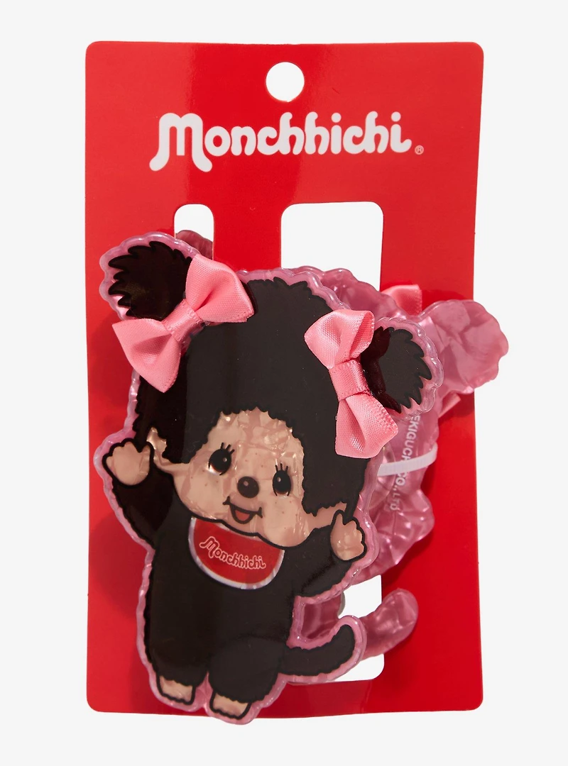 Monchhichi Pink Bow Figural Claw Clip - BoxLunch Exclusive