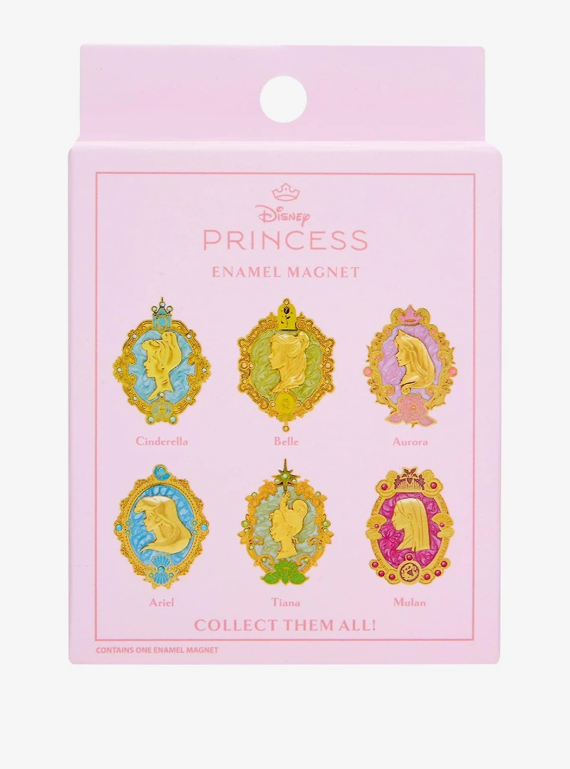 Disney Princess Golden Brooch Blind Box Enamel Magnet - BoxLunch Exclusive