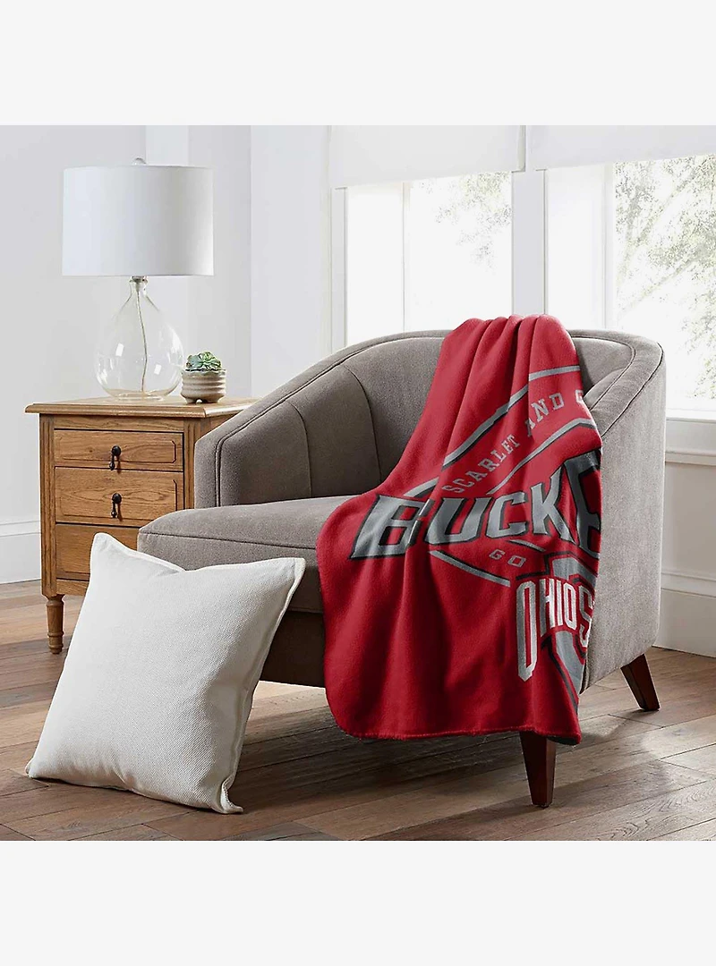 NCAA Ohio State Campaign Fleece Throw Blanket
