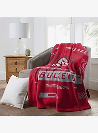 NCAA Digitize Ohio State Raschel Throw Blanket