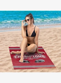 NCAA Ohio State Buckeyes 2024 FBC Parallel Beach Towel