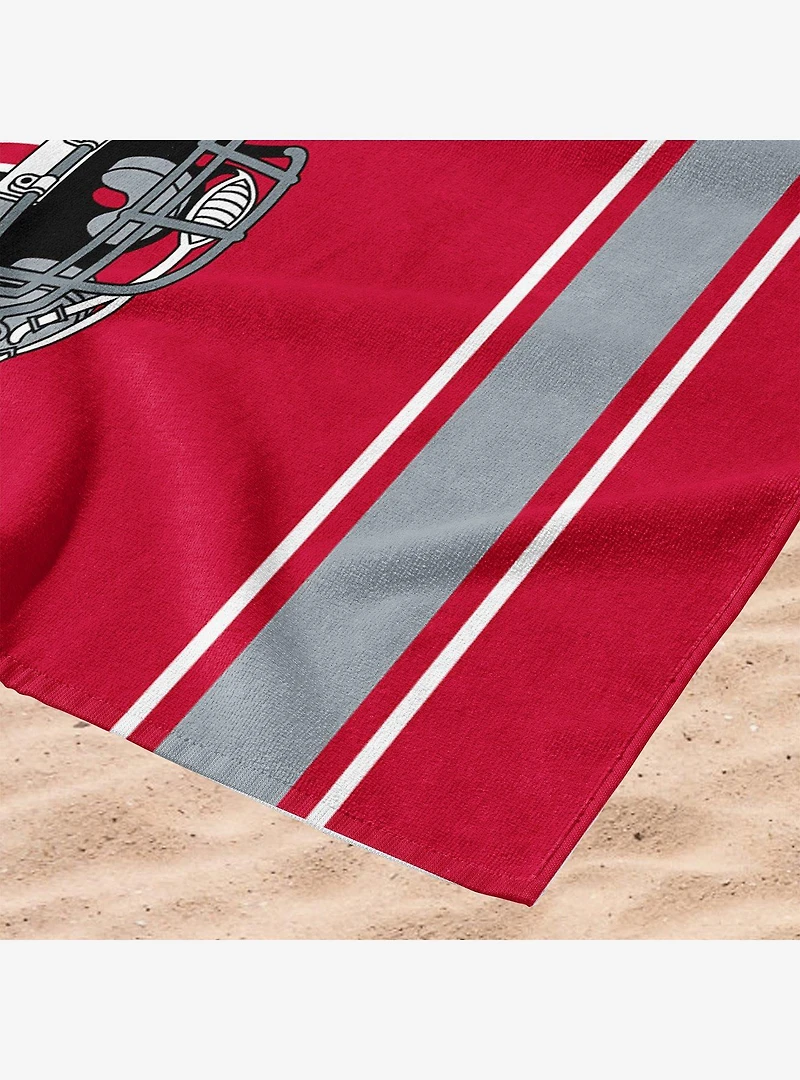 NCAA Ohio State Buckeyes 2024 FBC Parallel Beach Towel