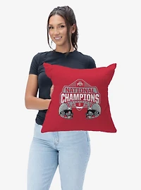 NCAA Ohio State Buckeyes 2024 FBC Champ Stance Throw Pillow