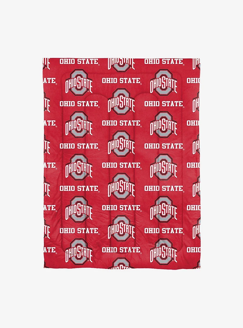 NCAA Rotary Ohio State 5 PC Twin Bed In Bag Set