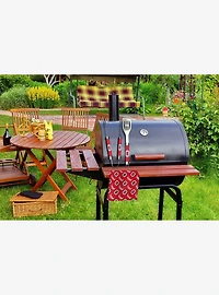 NCAA Ohio State Bbq Grill Utensil Set