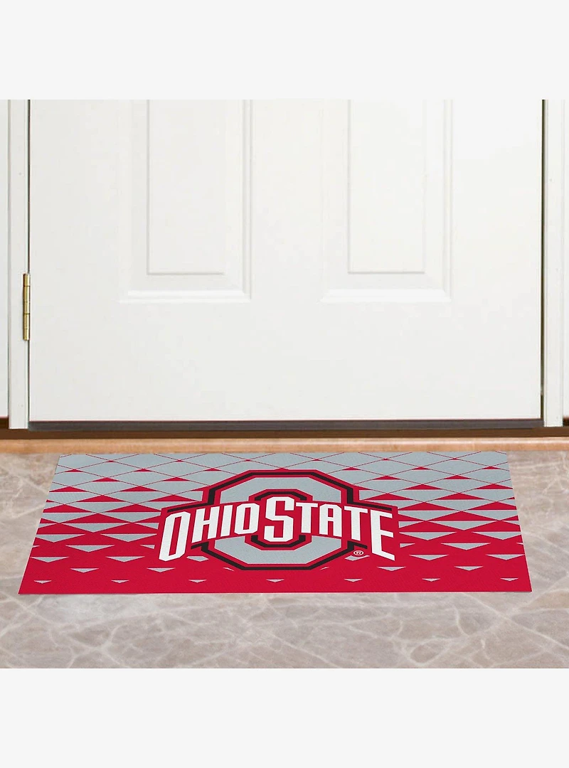 NCAA Ohio State Buckeyes Dropzone Washable Rug