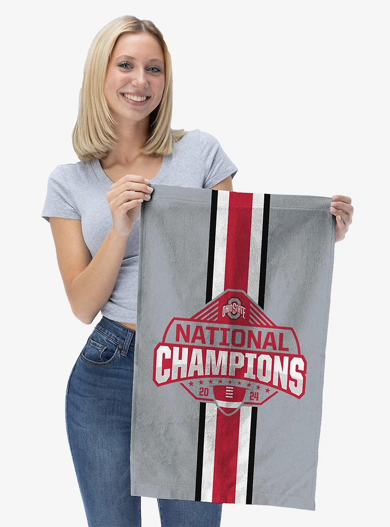 NCAA Ohio State Buckeyes 2024 FBC Champs Fan Towel 2 Pack