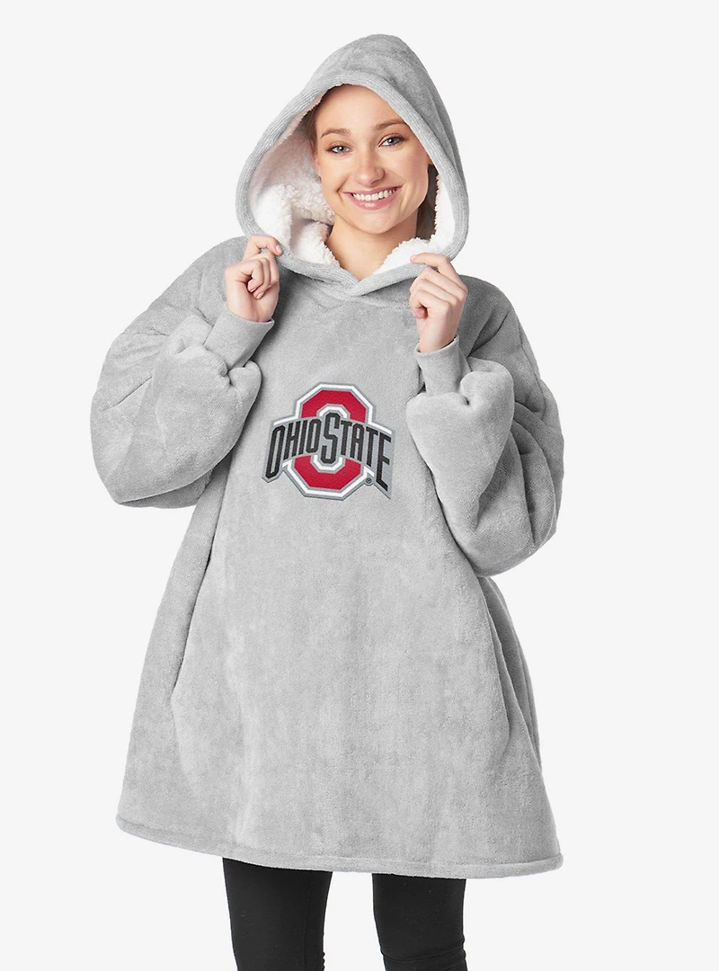 NCAA Ohio State Buckeyes Heather Grey Hoodler Pullover Hoodie