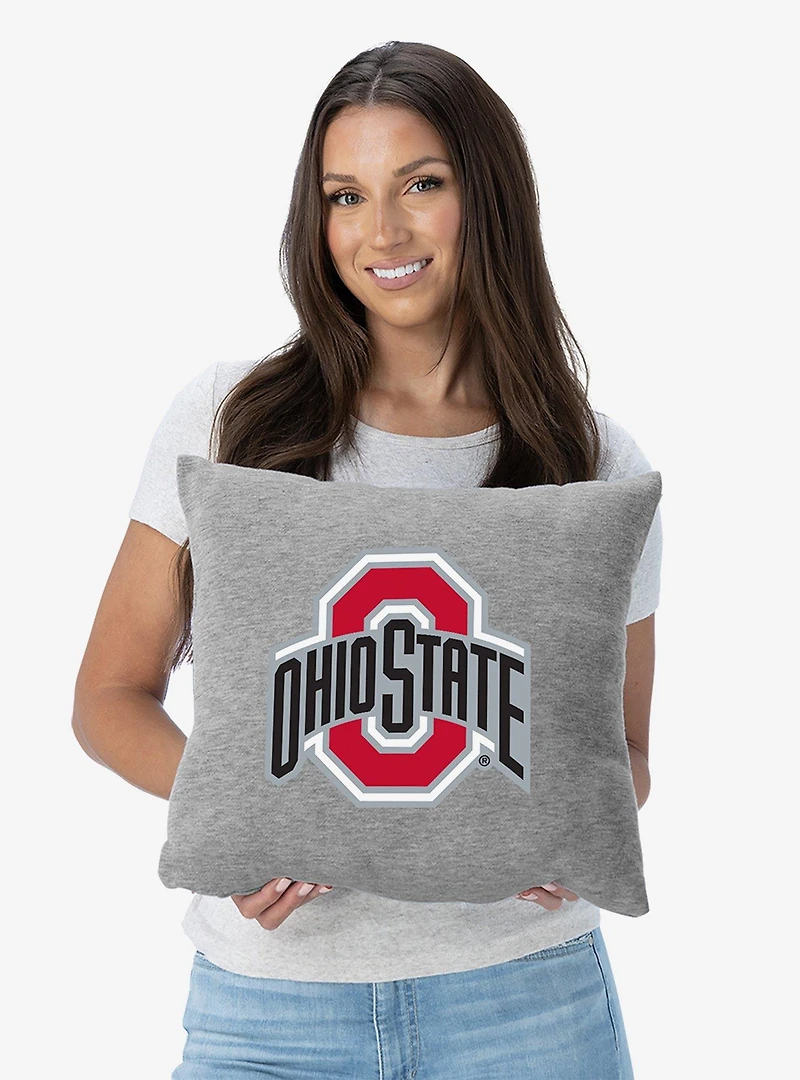 NCAA Ohio State Buckeyes Logo Sweatshirt Pillow