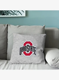 NCAA Ohio State Buckeyes Logo Sweatshirt Pillow