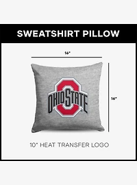 NCAA Ohio State Buckeyes Logo Sweatshirt Pillow