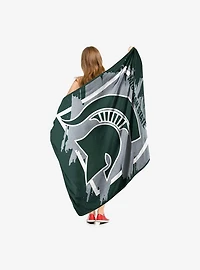 NCAA Michigan State Dimensional Micro Raschel Throw Blanket