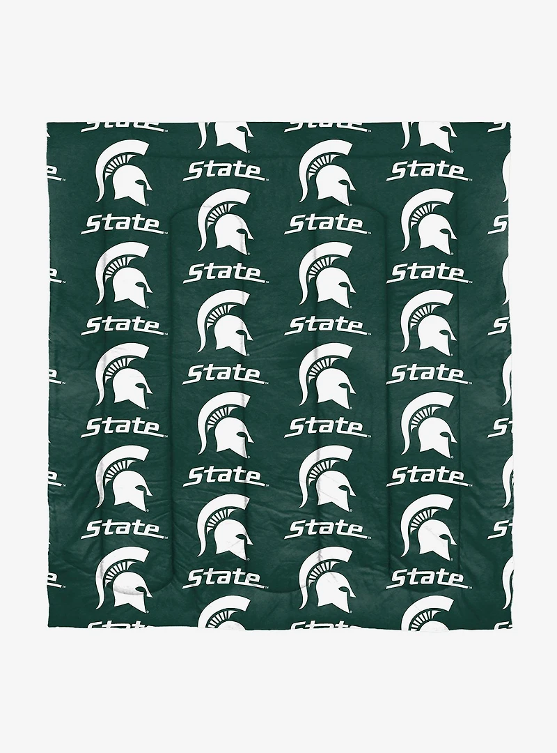NCAA Michigan Rotary State 7PC Full Bed In Bag Set