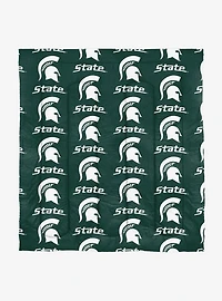 NCAA Michigan Rotary State 7PC Full Bed In Bag Set