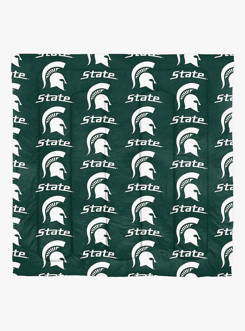 NCAA Michigan Rotary State 7PC Queen Bed In Bag Set