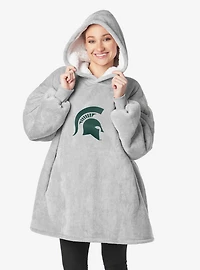NCAA Michigan State Spartans Heather Grey Hoodler Pullover Hoodie