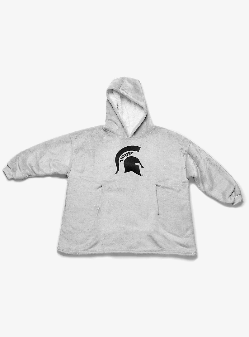 NCAA Michigan State Spartans Heather Grey Hoodler Pullover Hoodie