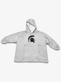 NCAA Michigan State Spartans Heather Grey Hoodler Pullover Hoodie