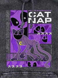 Poppy Playtime Catnap Is Your Friend Mineral Wash Hoodie
