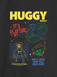 Poppy Playtime Huggy Wuggy Wants To Play Womens Slouchy Sweatshirt