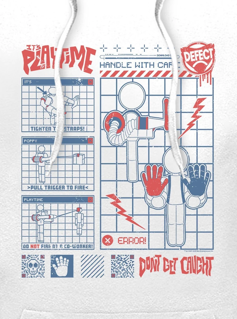 Poppy Playtime Player Scheme Hoodie